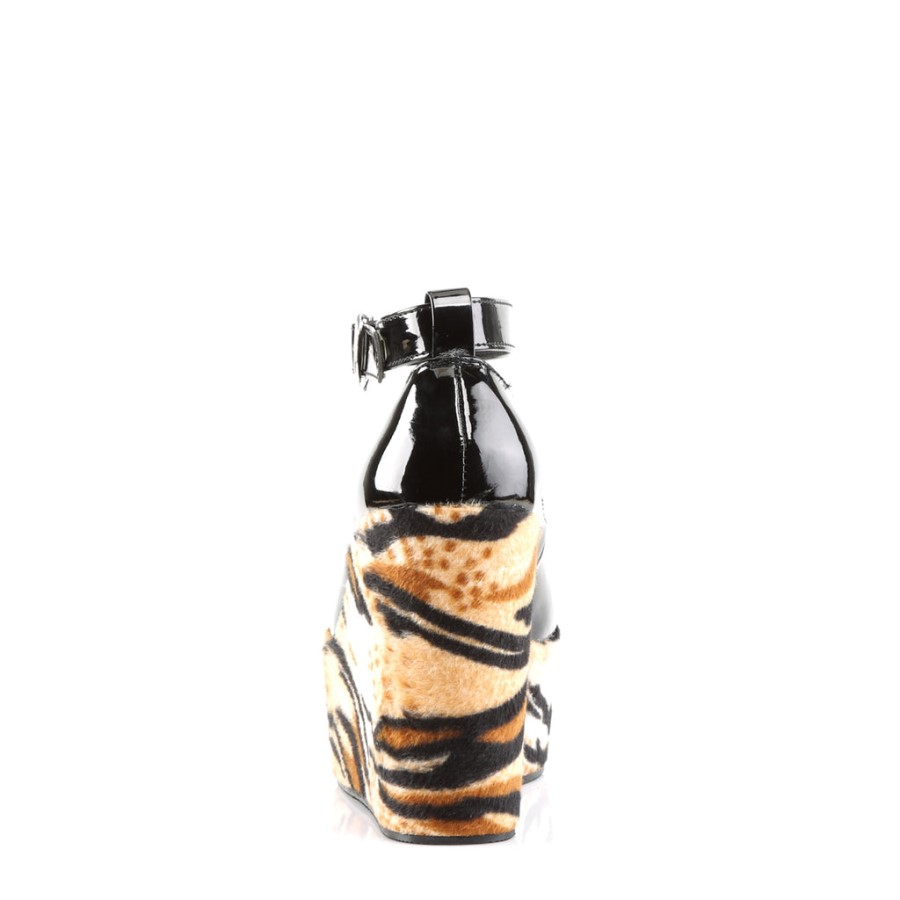 Poison-03 Black Patent Demonia Australia