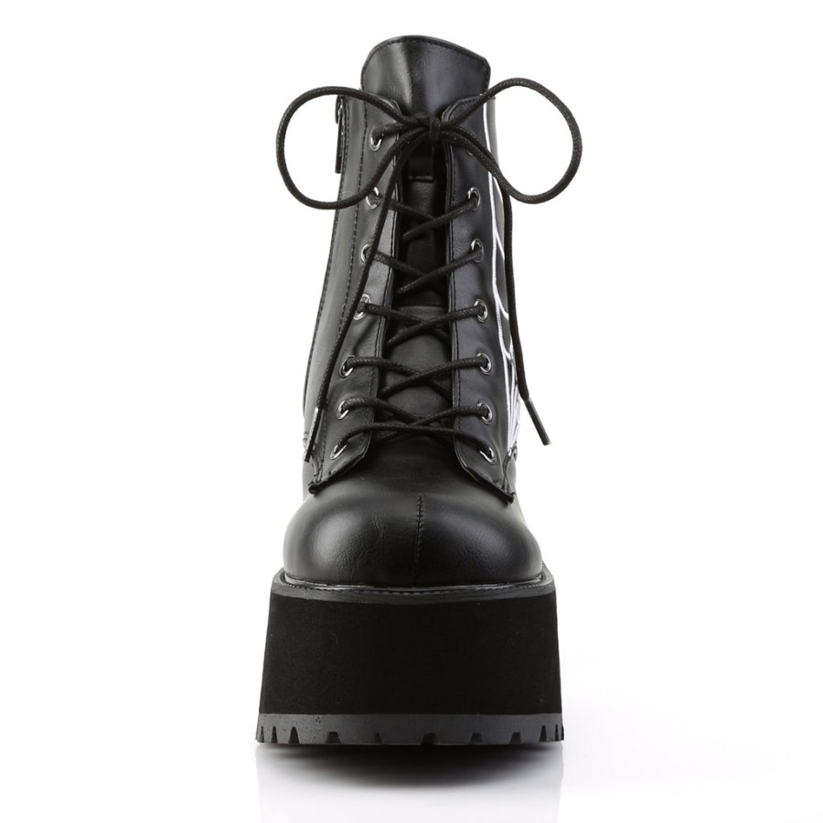 Ranger-105 Demonia Australia Black Vegan Leather