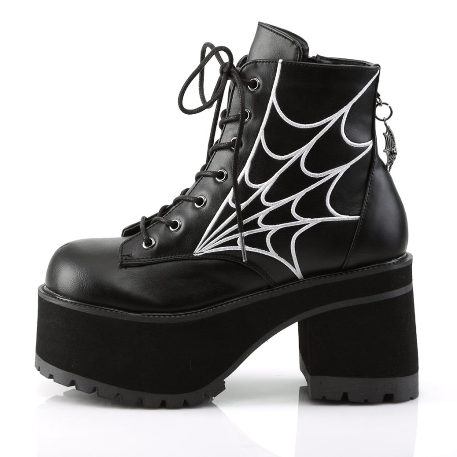 Ranger-105 Demonia Australia Black Vegan Leather