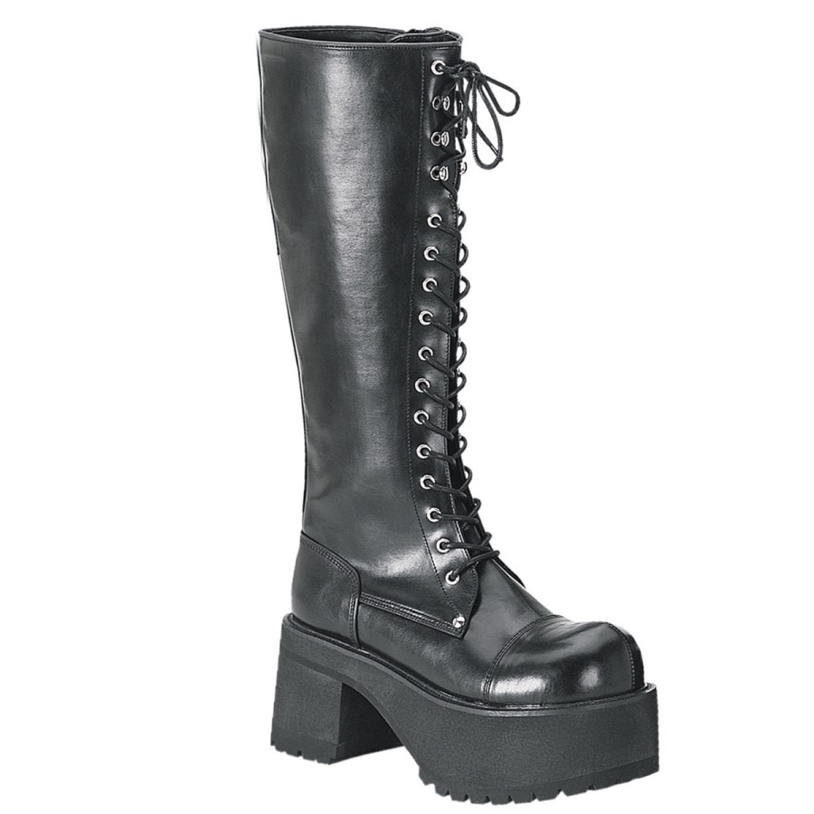 Ranger-302 Black Vegan Leather Demonia Australia