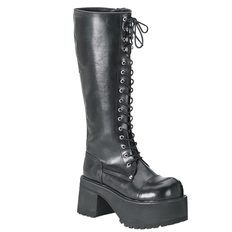 Ranger-302 Black Vegan Leather Demonia Australia