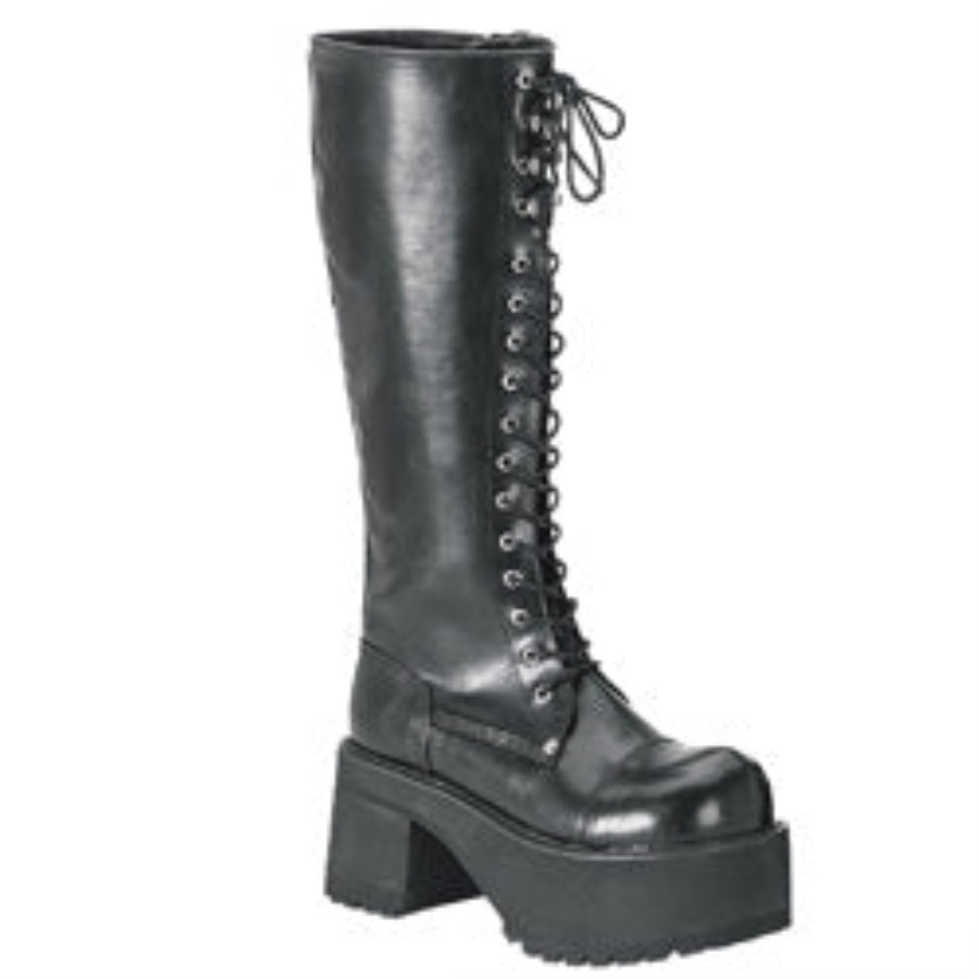 Ranger-302 Black Vegan Leather Demonia Australia