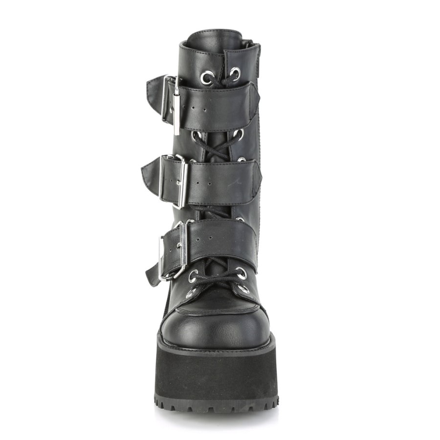 Ranger-308 Black Vegan Leather Demonia Australia