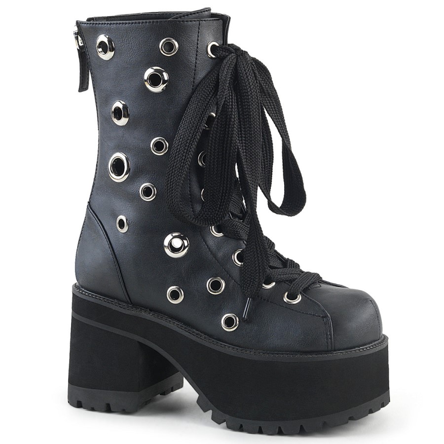 Ranger-310 Demonia Australia Black Vegan Leather