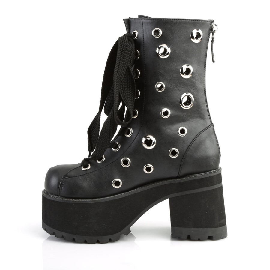 Ranger-310 Demonia Australia Black Vegan Leather
