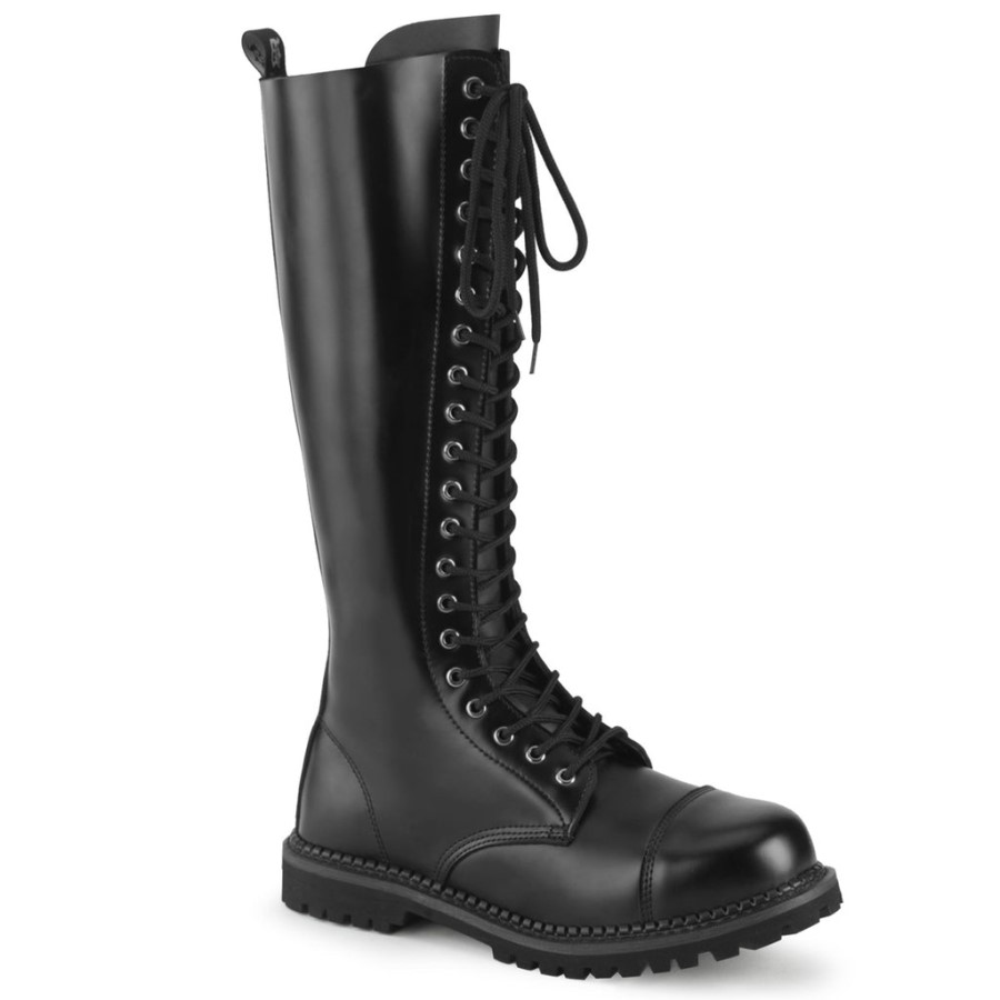 Riot-20 Black Leather Demonia Australia