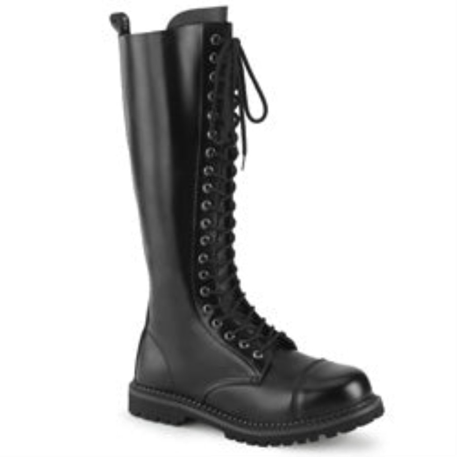 Riot-20 Black Leather Demonia Australia