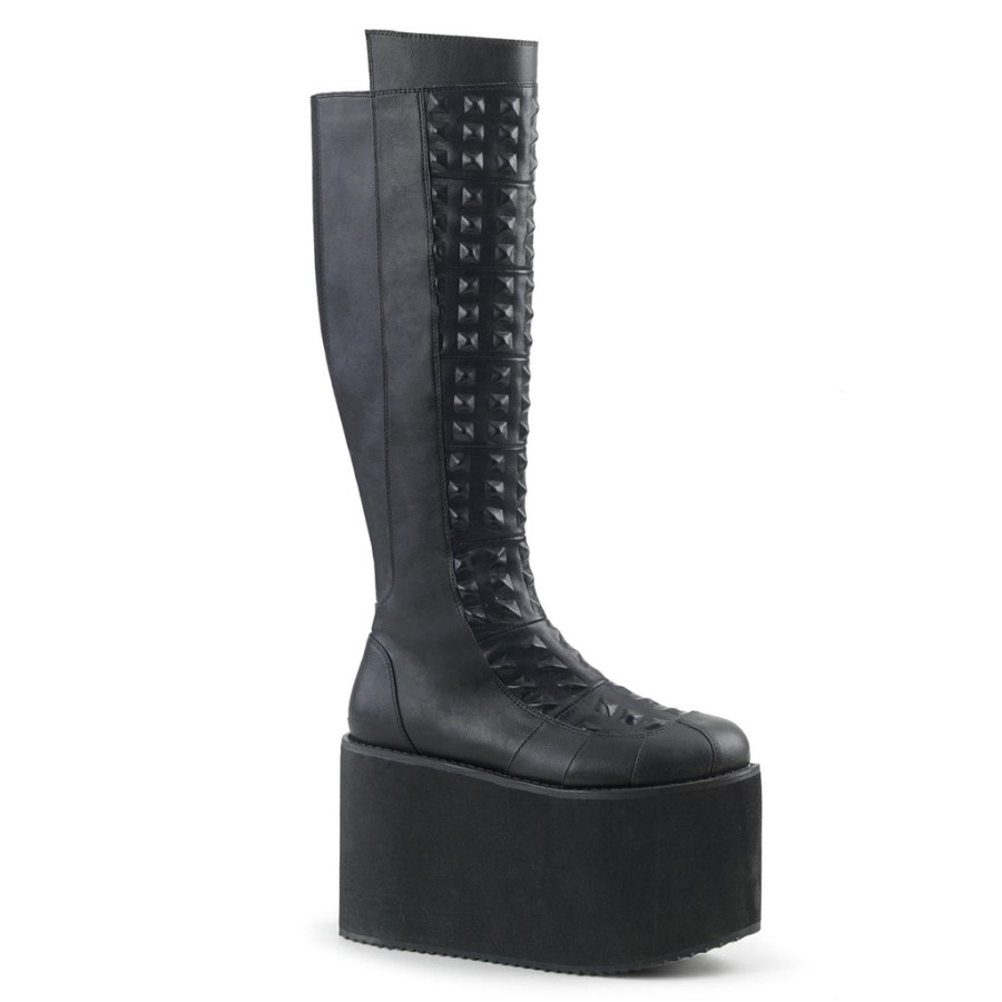 Rot-13 Demonia Australia Black Faux Leather