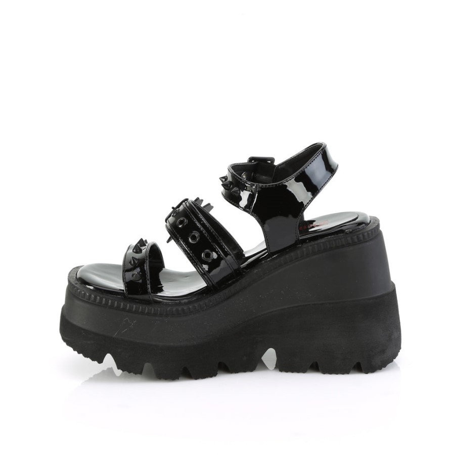 Shaker-13 Demonia Australia Black Patent