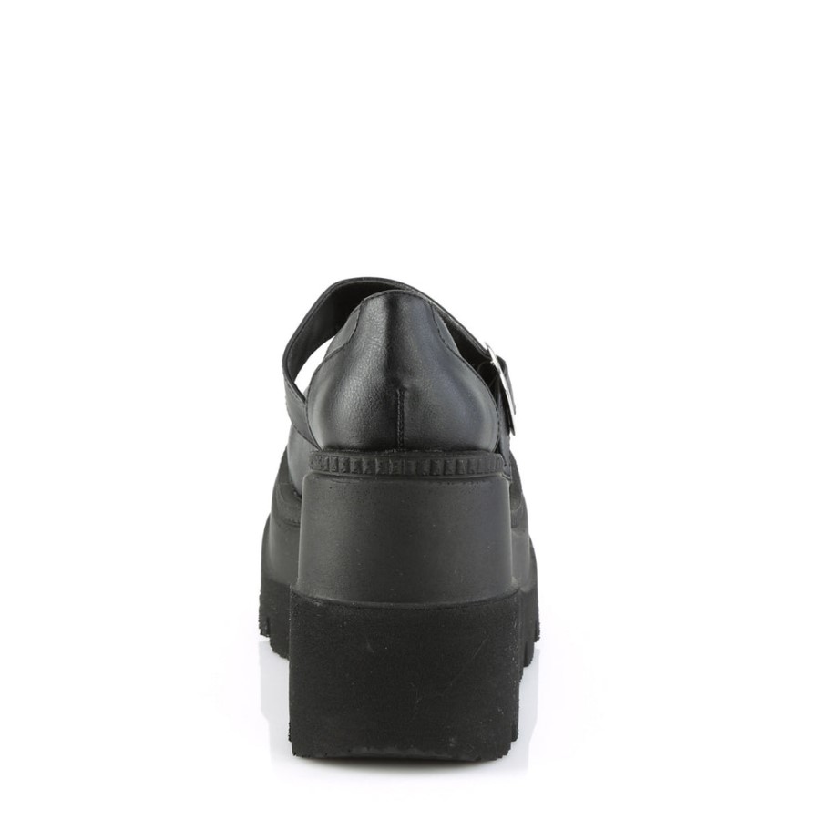 Shaker-23 Black Vegan Leather Demonia Australia