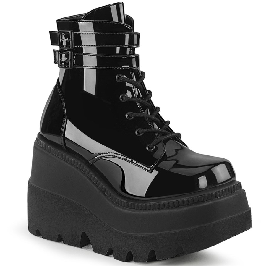 Shaker-52 Demonia Australia Black Patent