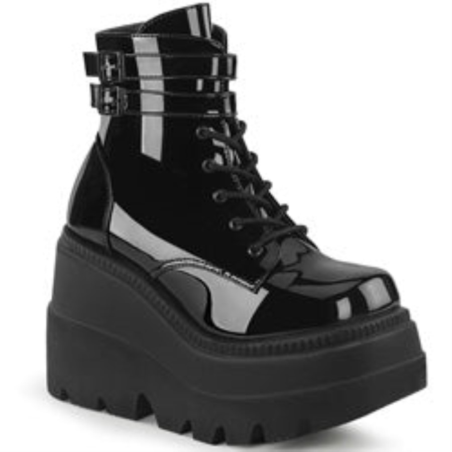 Shaker-52 Demonia Australia Black Patent