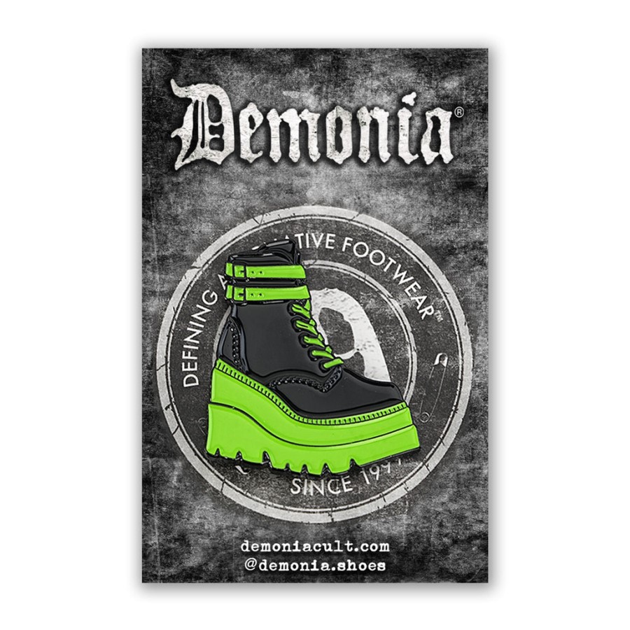 Shaker-52 Enamel Pin Black Demonia Australia