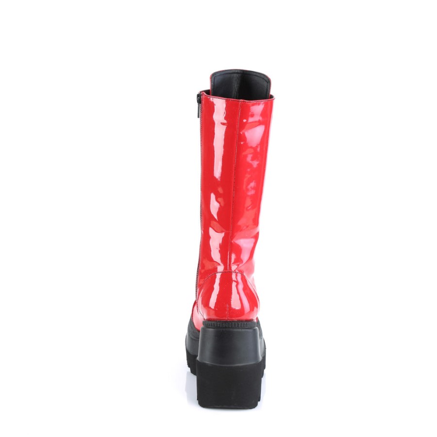 Shaker-72 Demonia Australia Red Patent
