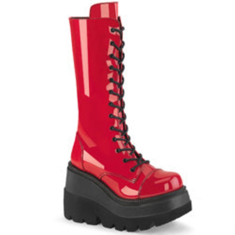 Shaker-72 Demonia Australia Red Patent