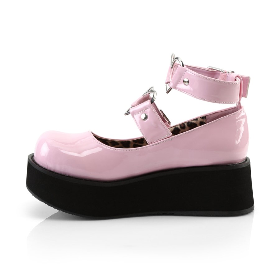 Sprite-02 Demonia Australia Baby Pink Patent