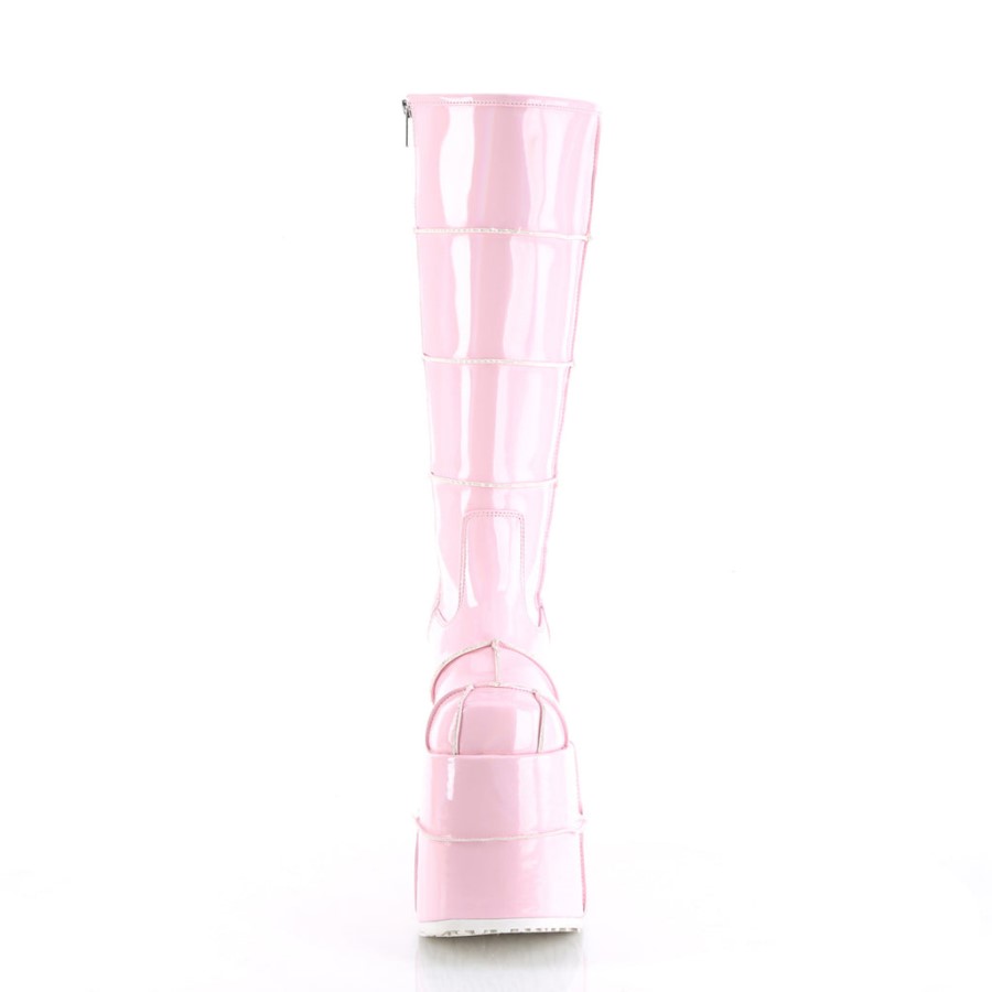 Stack-301 Baby Pink Hologram Demonia Australia