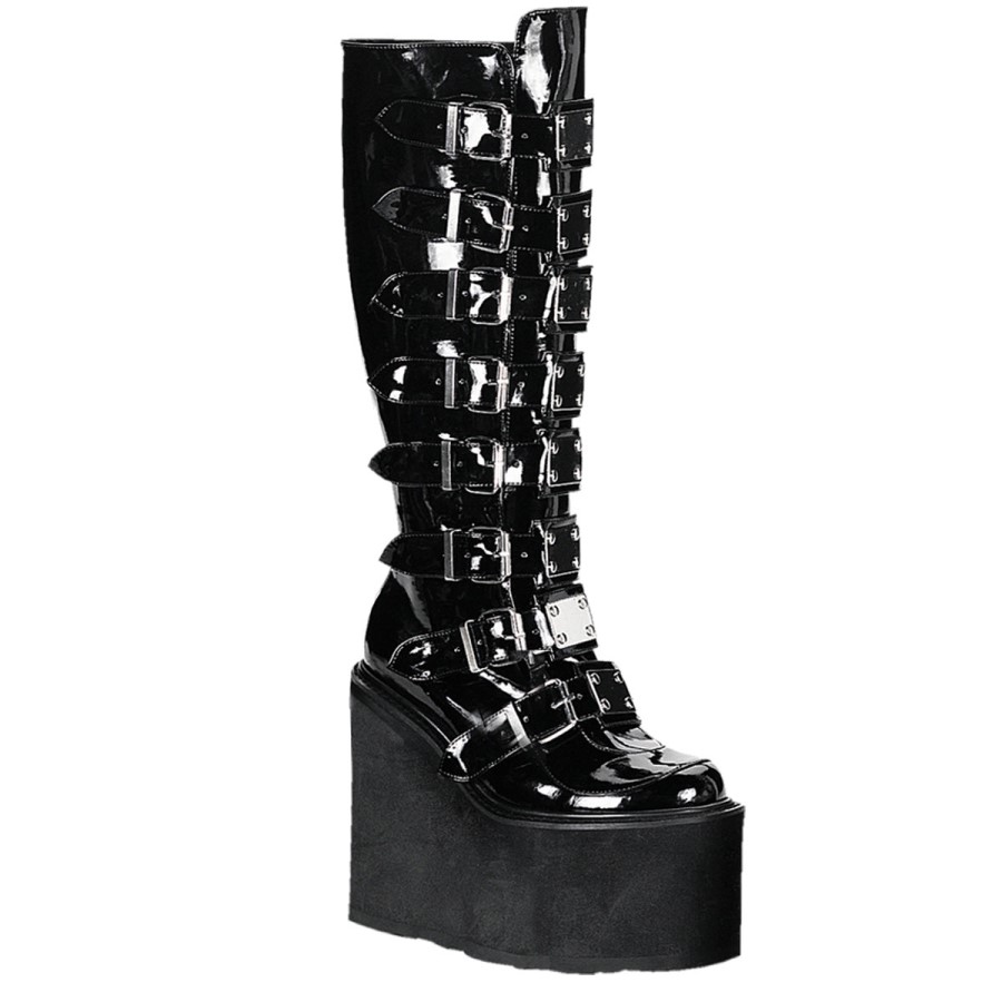 Swing-815 Demonia Australia Black Patent