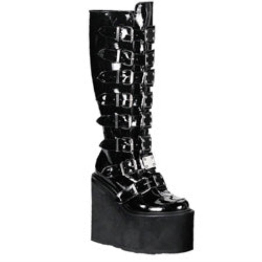 Swing-815 Demonia Australia Black Patent