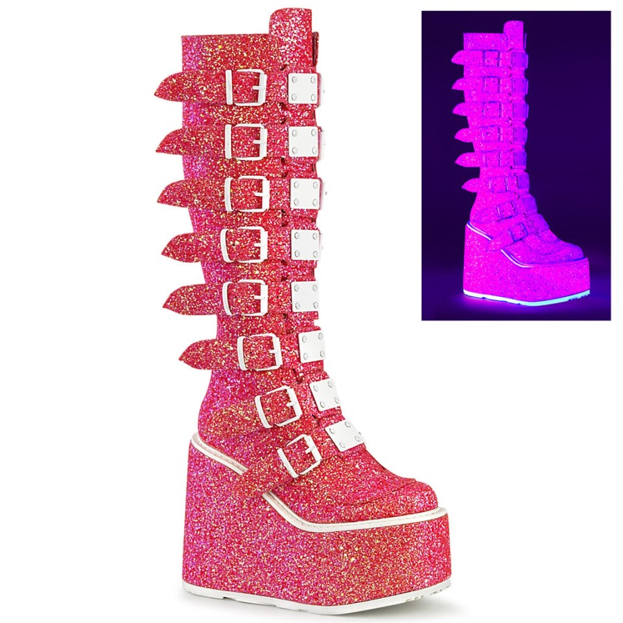 Swing-815Uv Pink Glitter Demonia Australia