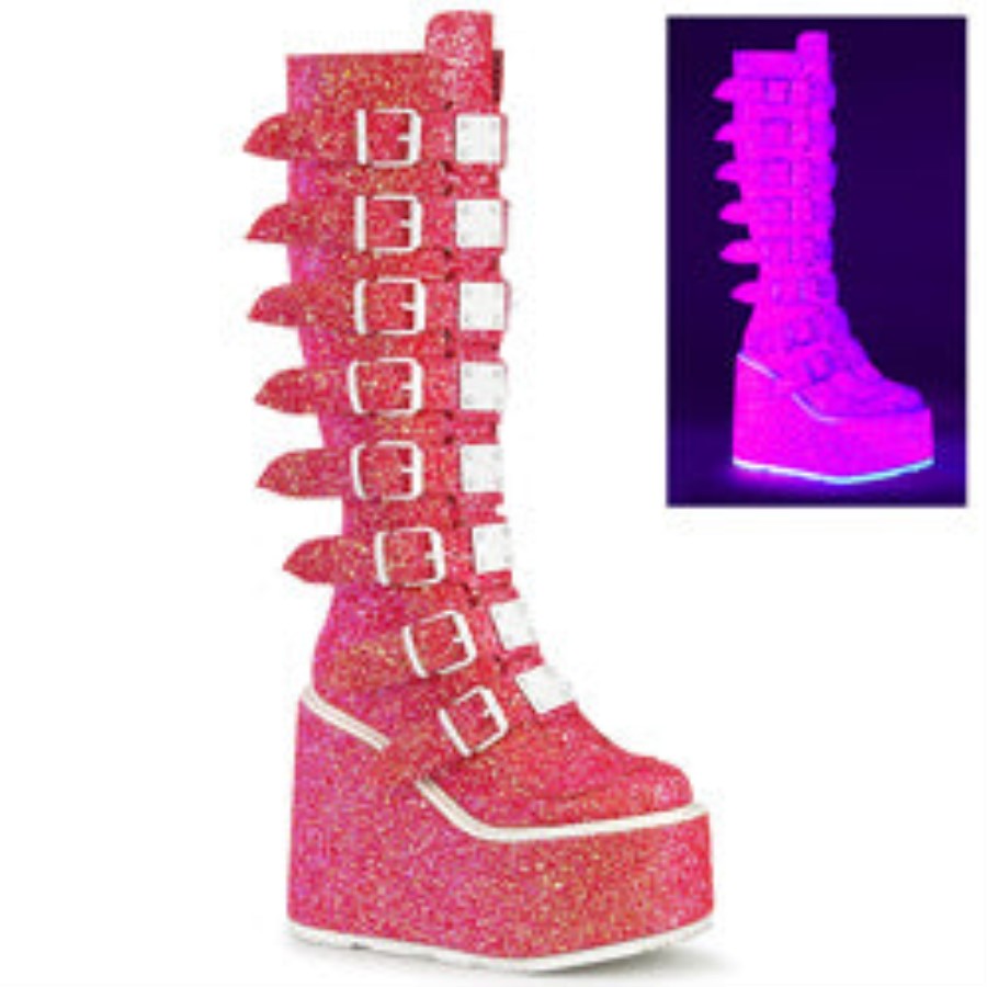 Swing-815Uv Pink Glitter Demonia Australia