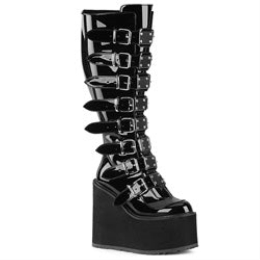 Swing-815Wc Demonia Australia Black Patent