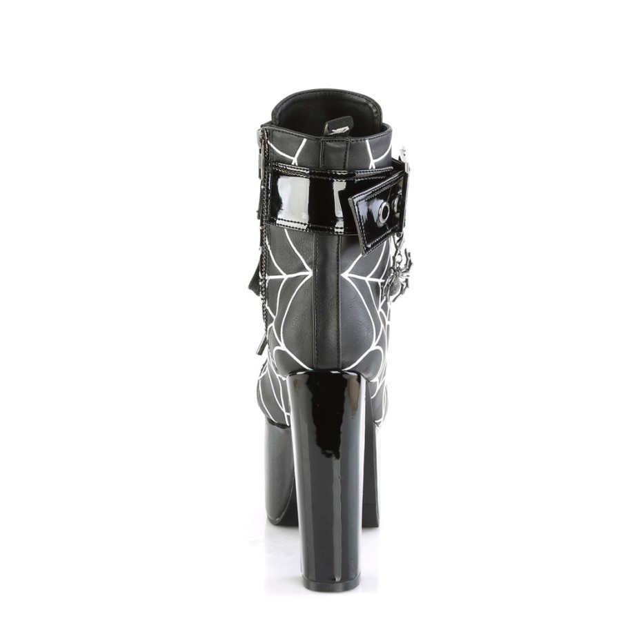 Torment-51 Demonia Australia Black Vegan Leather