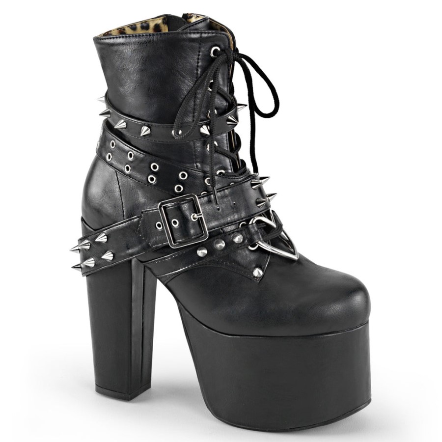 Torment-700 Black Vegan Leather Demonia Australia