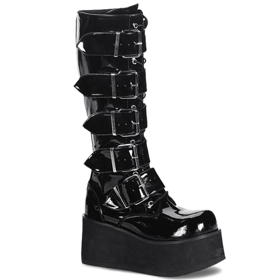 Trashville-518 Black Patent Demonia Australia