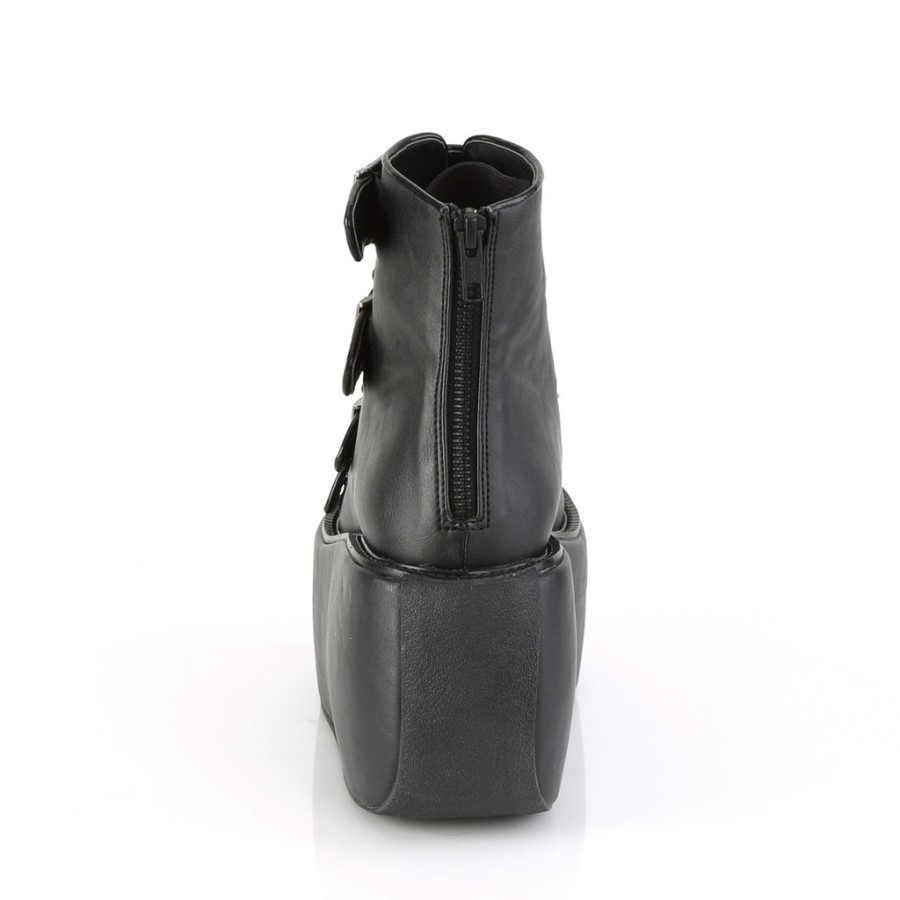 Violet-150 Demonia Australia Black Vegan Leather-Hologram