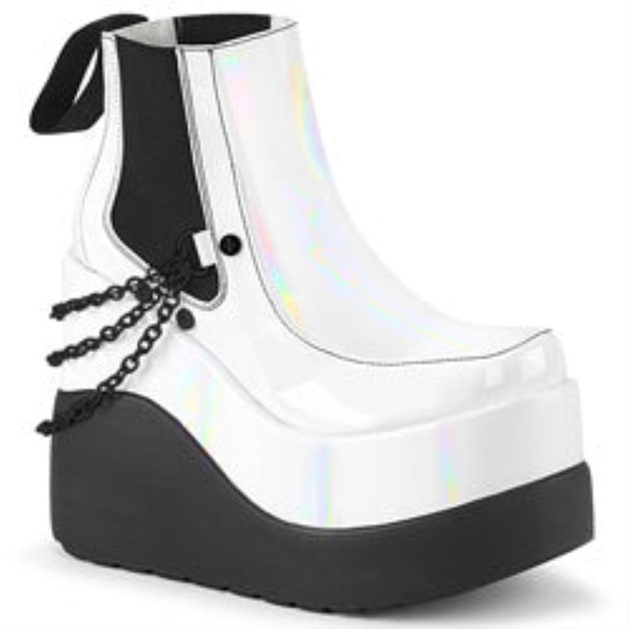Void-50 White Holo Patent Demonia Australia