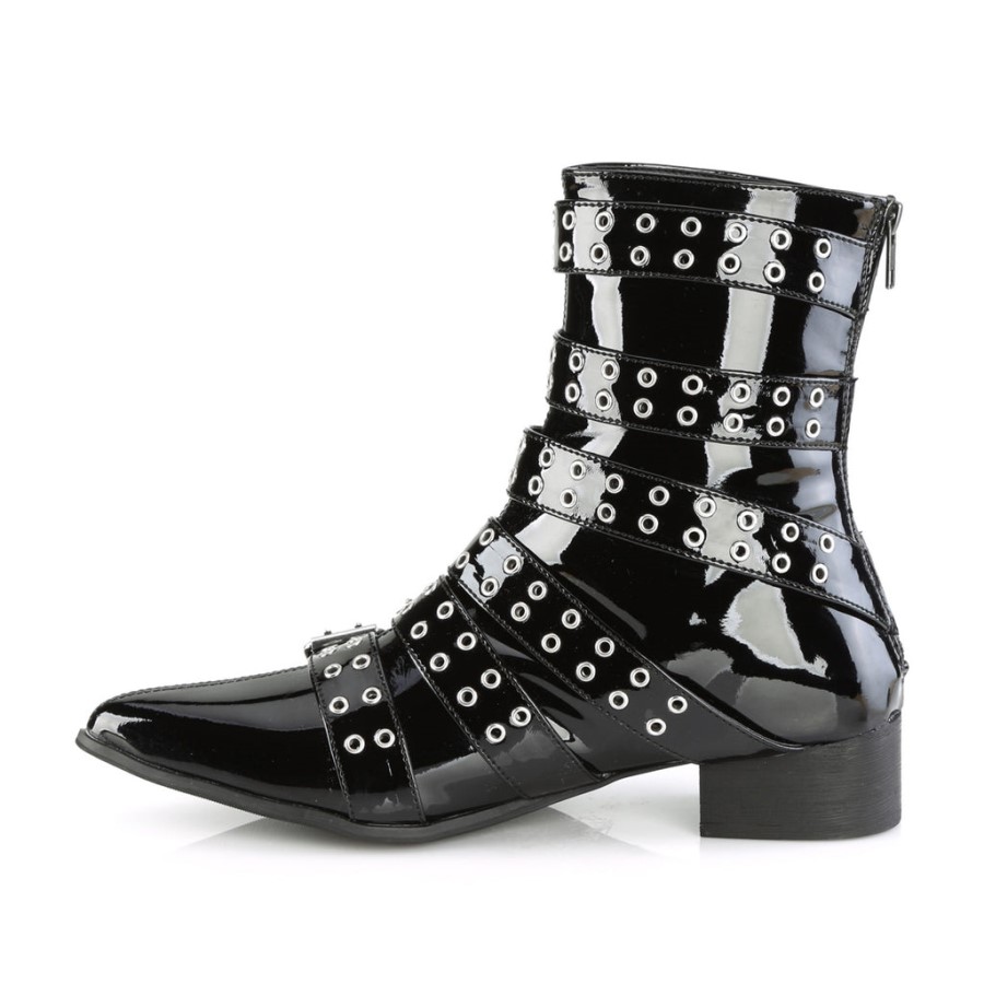Warlock-70 Black Patent Demonia Australia