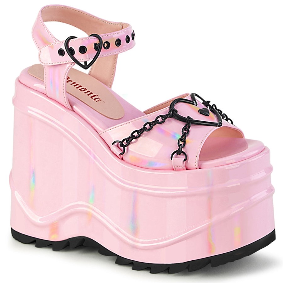 Wave-09 Baby Pink Hologram Demonia Australia