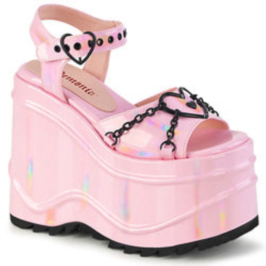 Wave-09 Baby Pink Hologram Demonia Australia