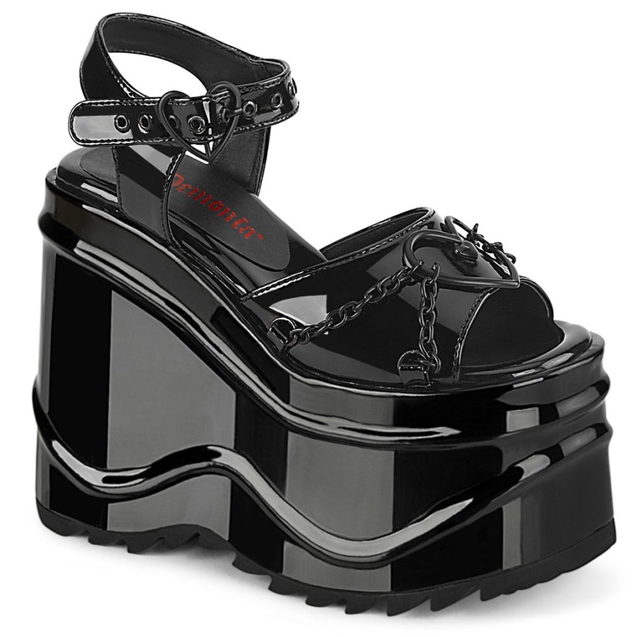 Wave-09 Demonia Australia Black Patent