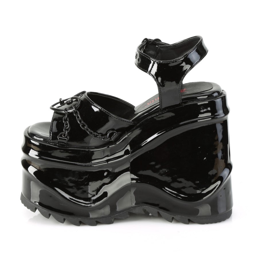 Wave-09 Demonia Australia Black Patent