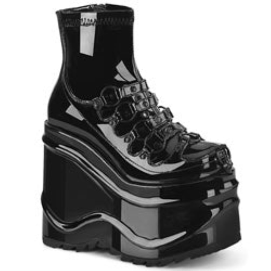 Wave-110 Demonia Australia Black Patent