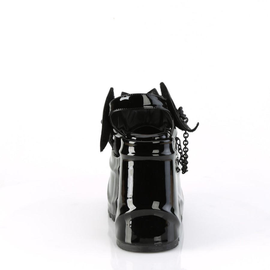 Wave-20 Black Patent Demonia Australia